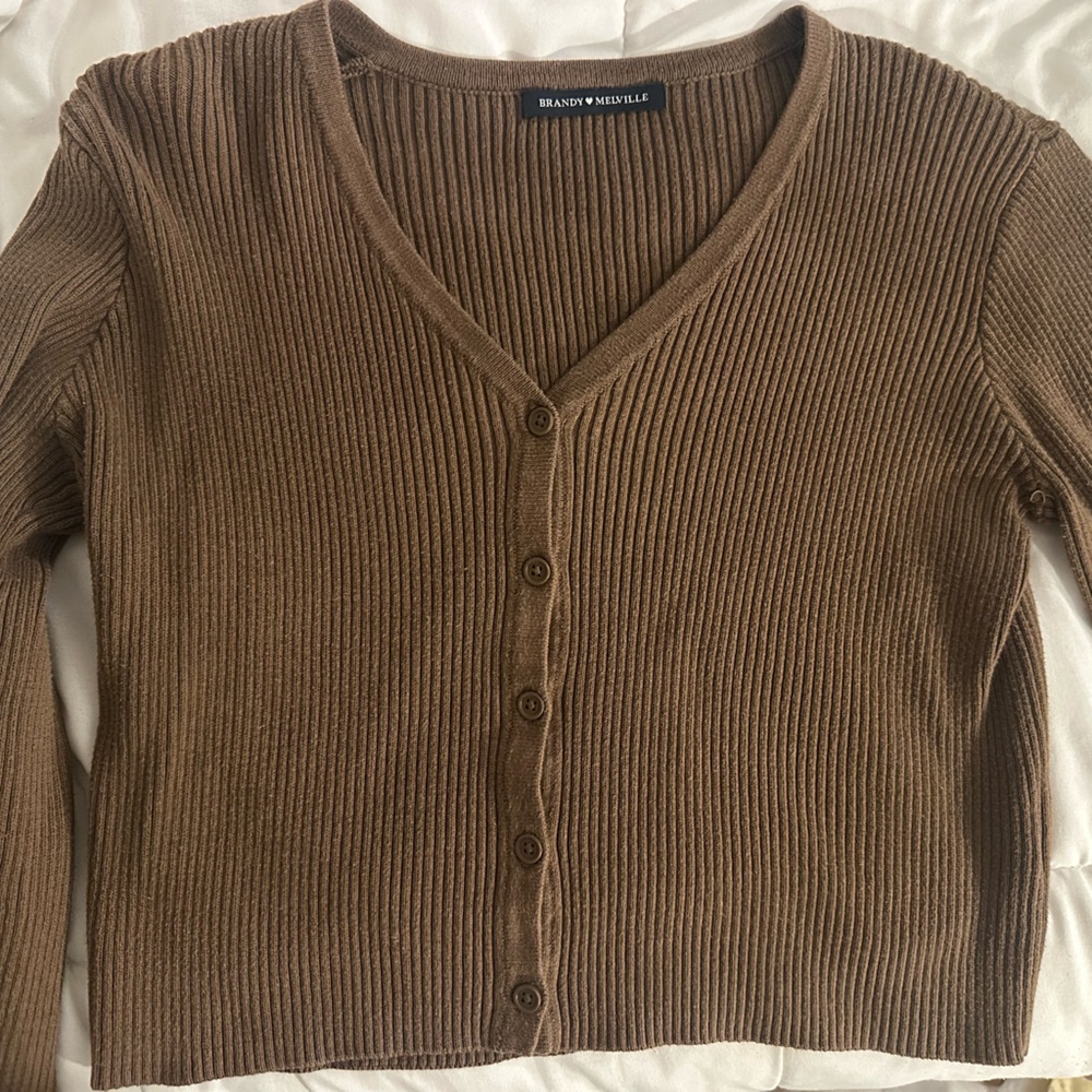 Brandy Melville Brown Cardigan